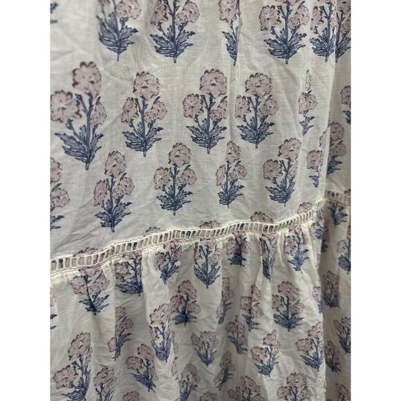 Zara Women's Peasant Cottage Prairie Bohemian Hippie Small Lagenlook Maxi Dress - Picture 4 of 9